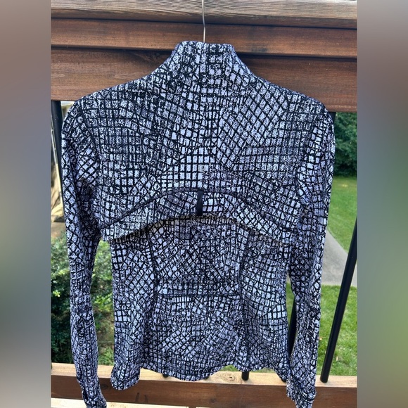 Lululemon Define Jacket *Luxtreme Tectonic Jacquard White Black - Picture 6 of 6